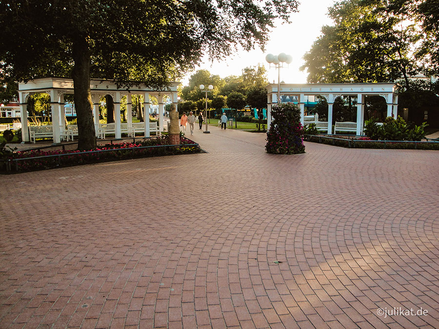 Abendstimmung im Kurpark