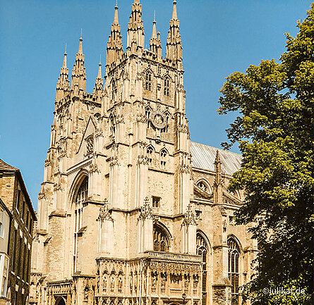 Anblick der gotischen Kathedrale