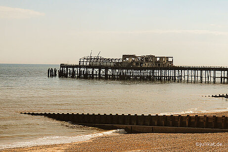 Pierwrack am Strand