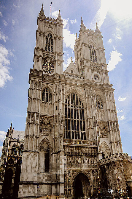 Vor dem Westminster Abbey