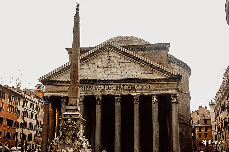 Anblick des Pantheon